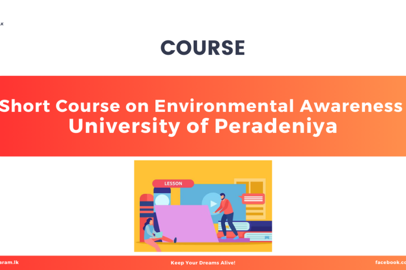 Environmental Awareness with the Online Certificate Short Course