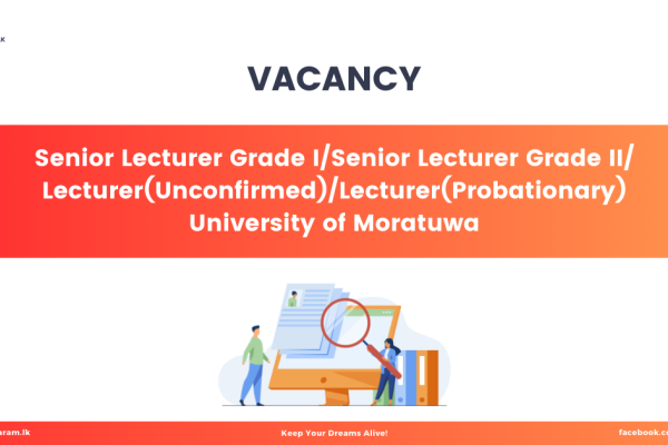 Exciting Job Opportunities at the University of Moratuwa, Sri Lanka